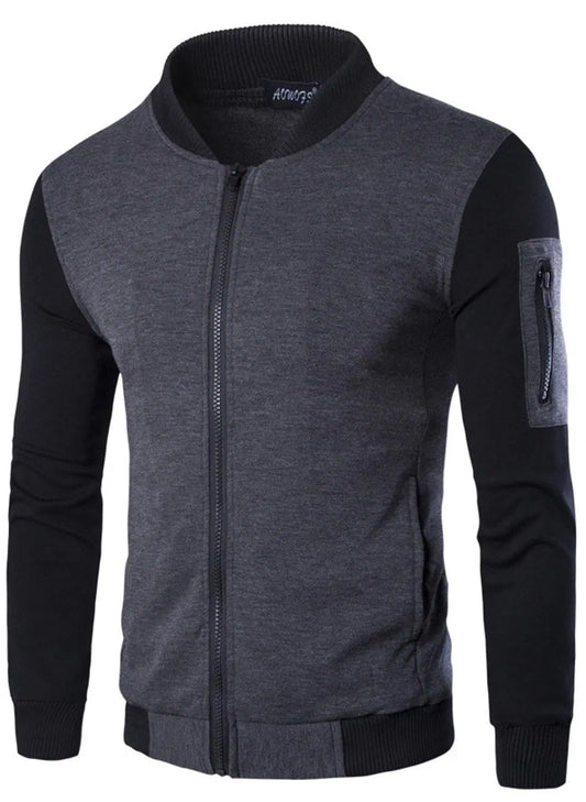 1 Pc Men's Fit Body Fleece Plain Jacket